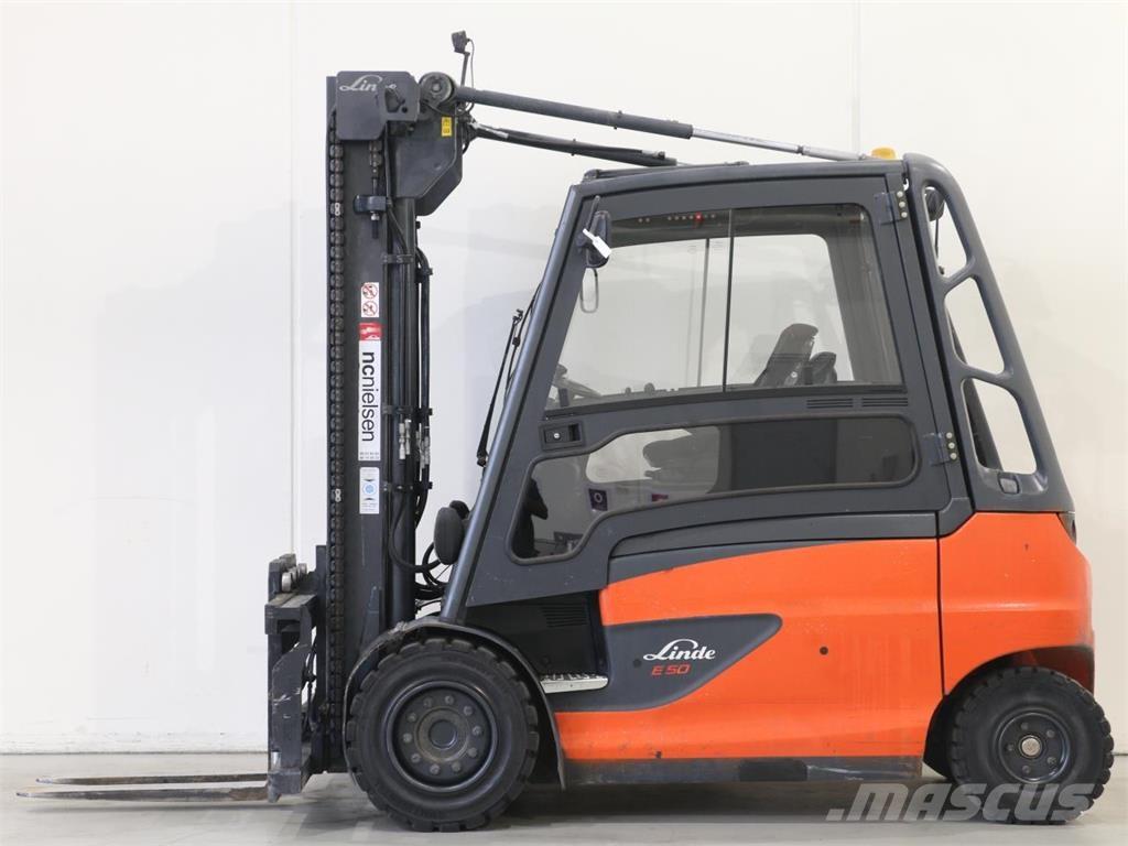 Linde E50/600HL/388 Elektriniai šakiniai krautuvai