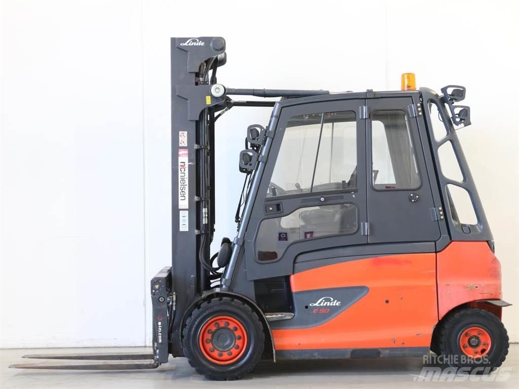 Linde E50/600HL/388 Elektriniai šakiniai krautuvai