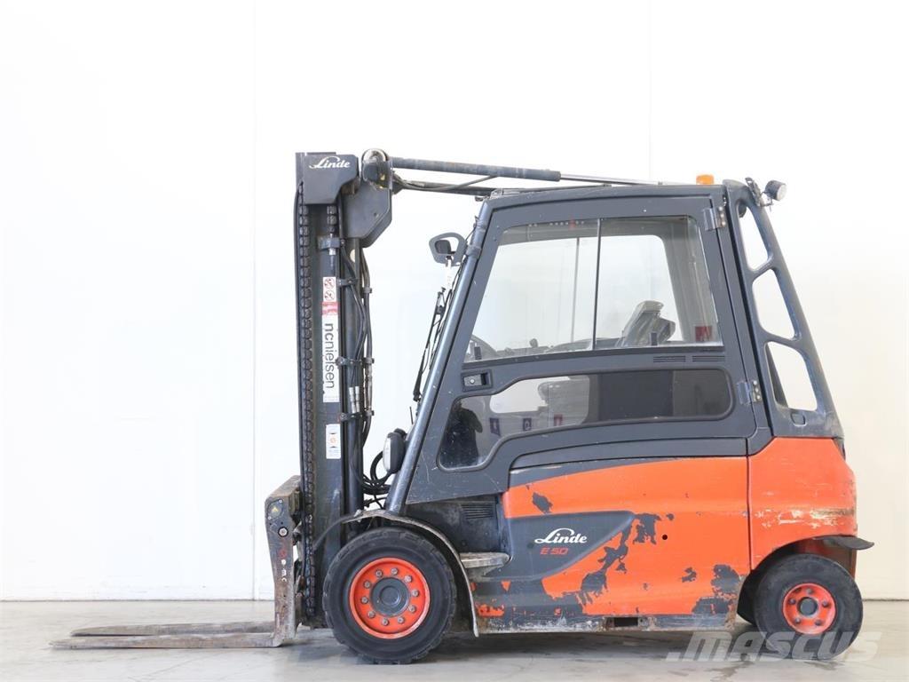 Linde E50/600HL/388 Elektriniai šakiniai krautuvai