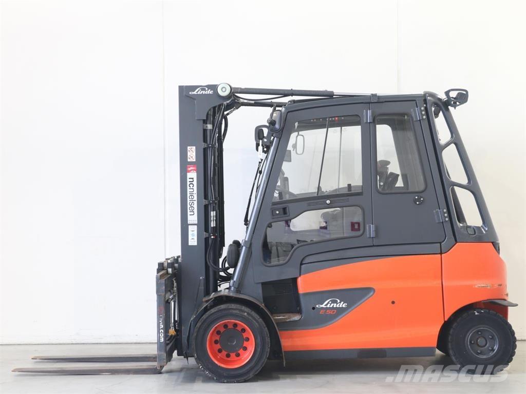 Linde E50/600HL/388 Elektriniai šakiniai krautuvai