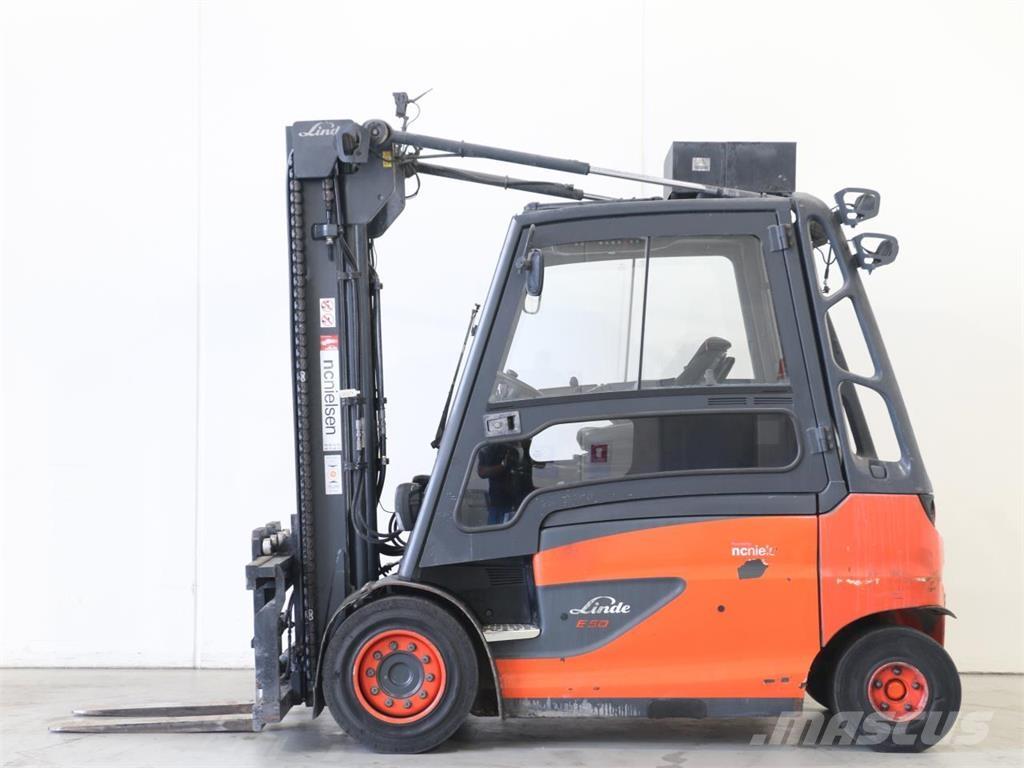 Linde E50HL/388 Elektriniai šakiniai krautuvai