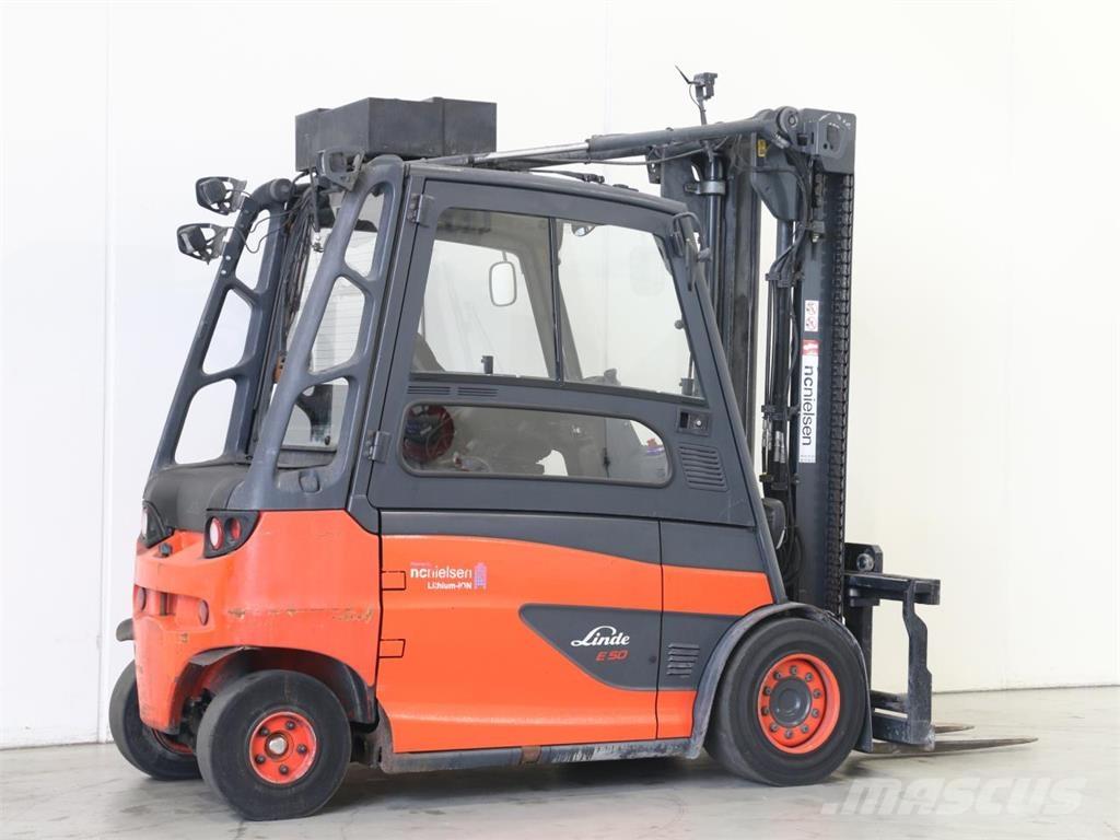 Linde E50HL/388 Elektriniai šakiniai krautuvai