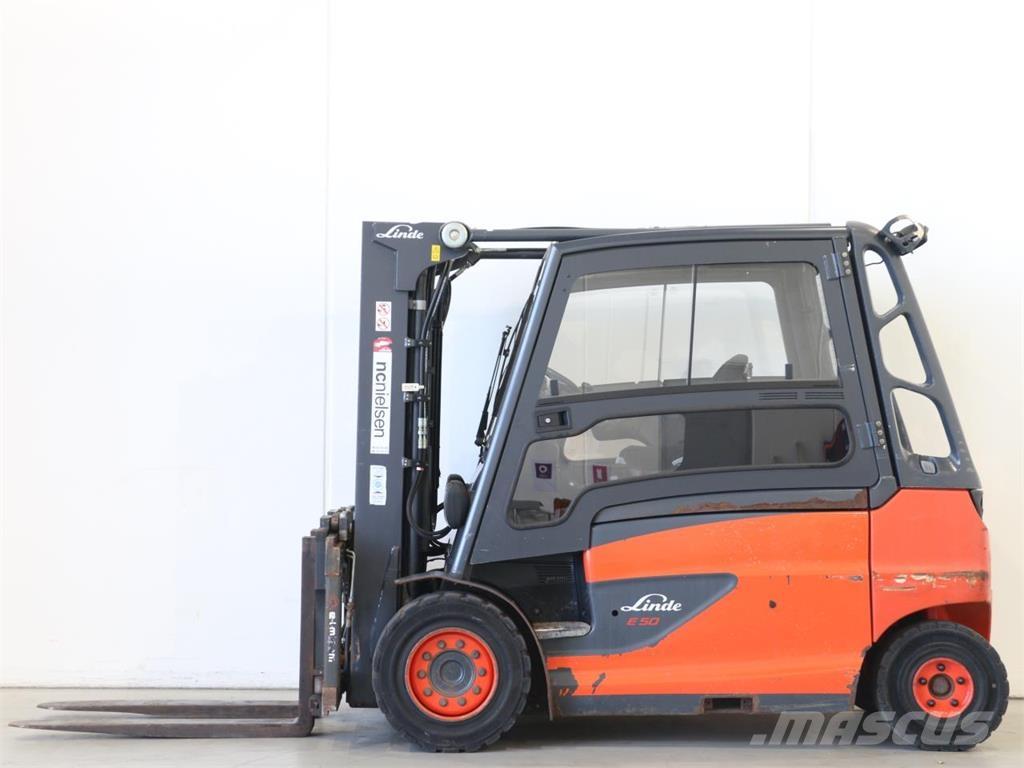 Linde E50L/388 Elektriniai šakiniai krautuvai