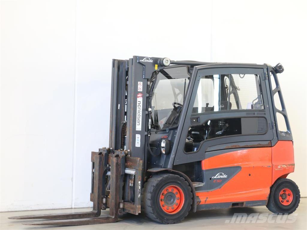 Linde E50L/388 Elektriniai šakiniai krautuvai