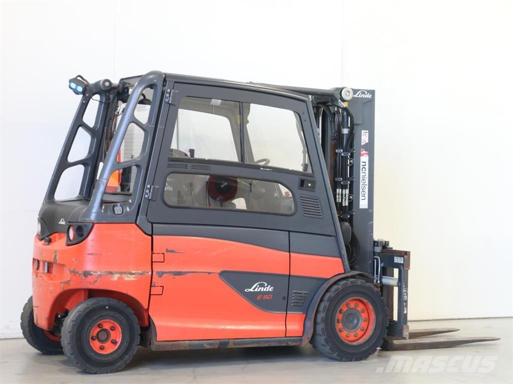 Linde E50L/388 Elektriniai šakiniai krautuvai