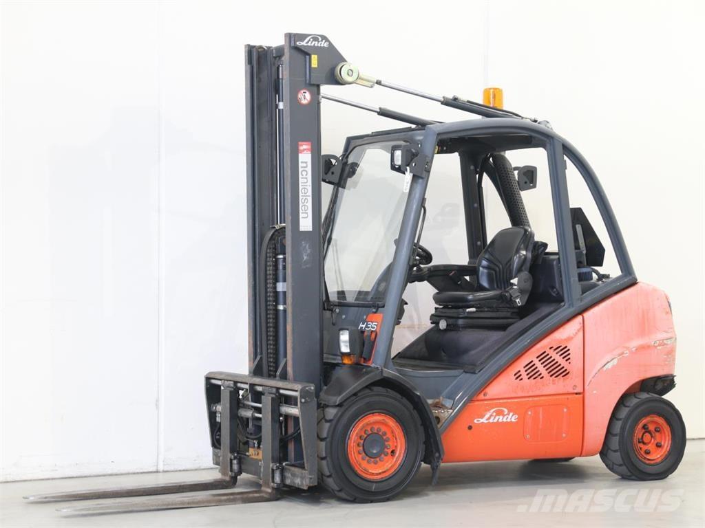 Linde H35D/393-01 Dyzeliniai krautuvai