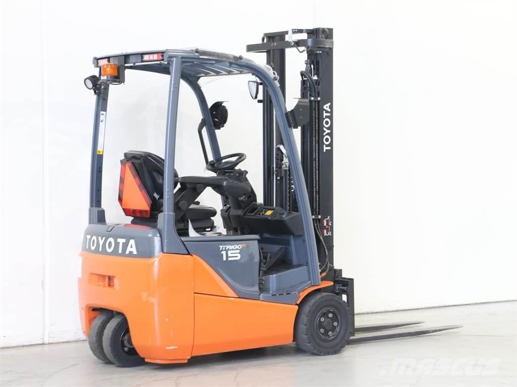 Toyota 8FBE15T Elektriniai šakiniai krautuvai
