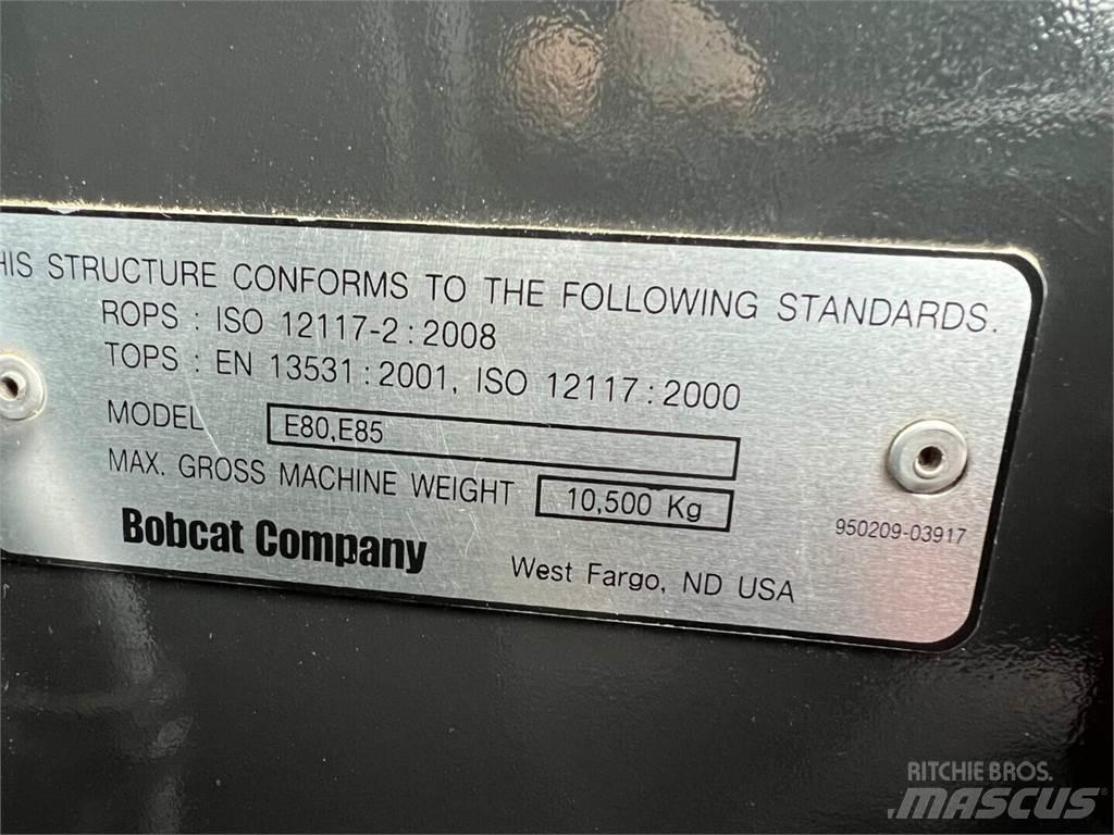 Bobcat E85 Vikšriniai ekskavatoriai