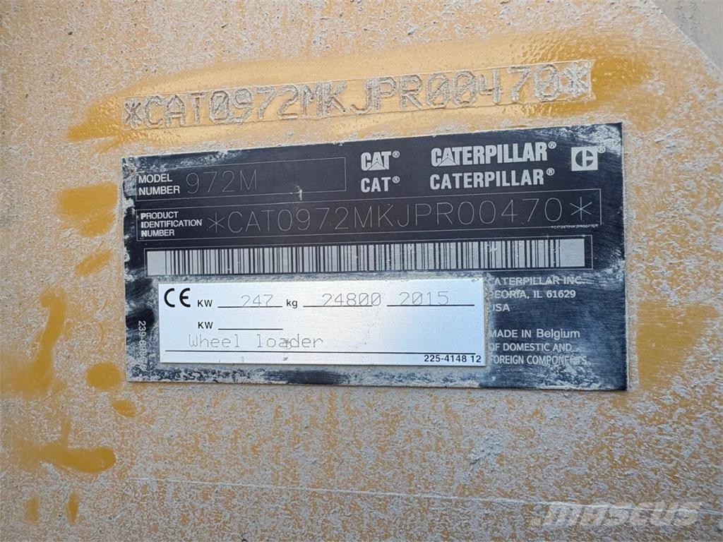 CAT 972 M Naudoti ratiniai krautuvai