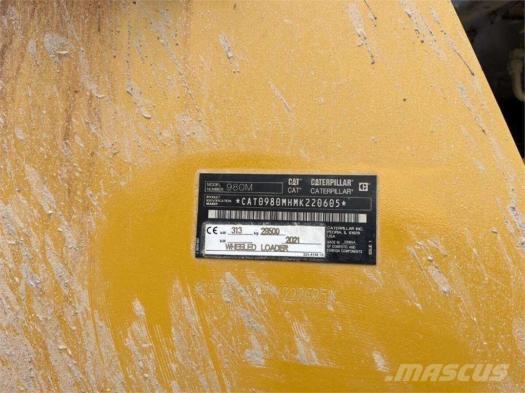CAT 980 M Naudoti ratiniai krautuvai