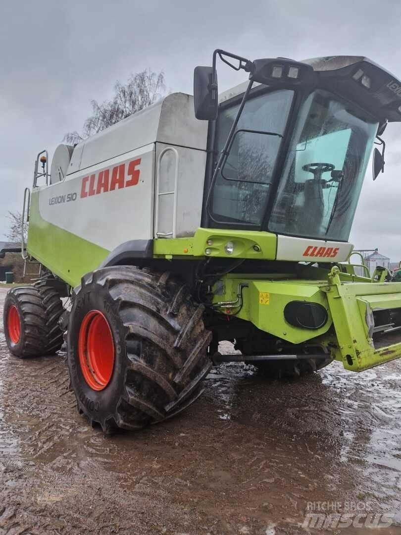 CLAAS LEXION 510 Derliaus nuėmimo kombainai