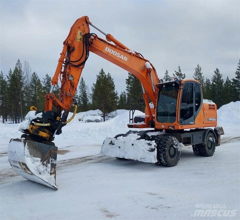 Doosan DX160W Vikšriniai ekskavatoriai