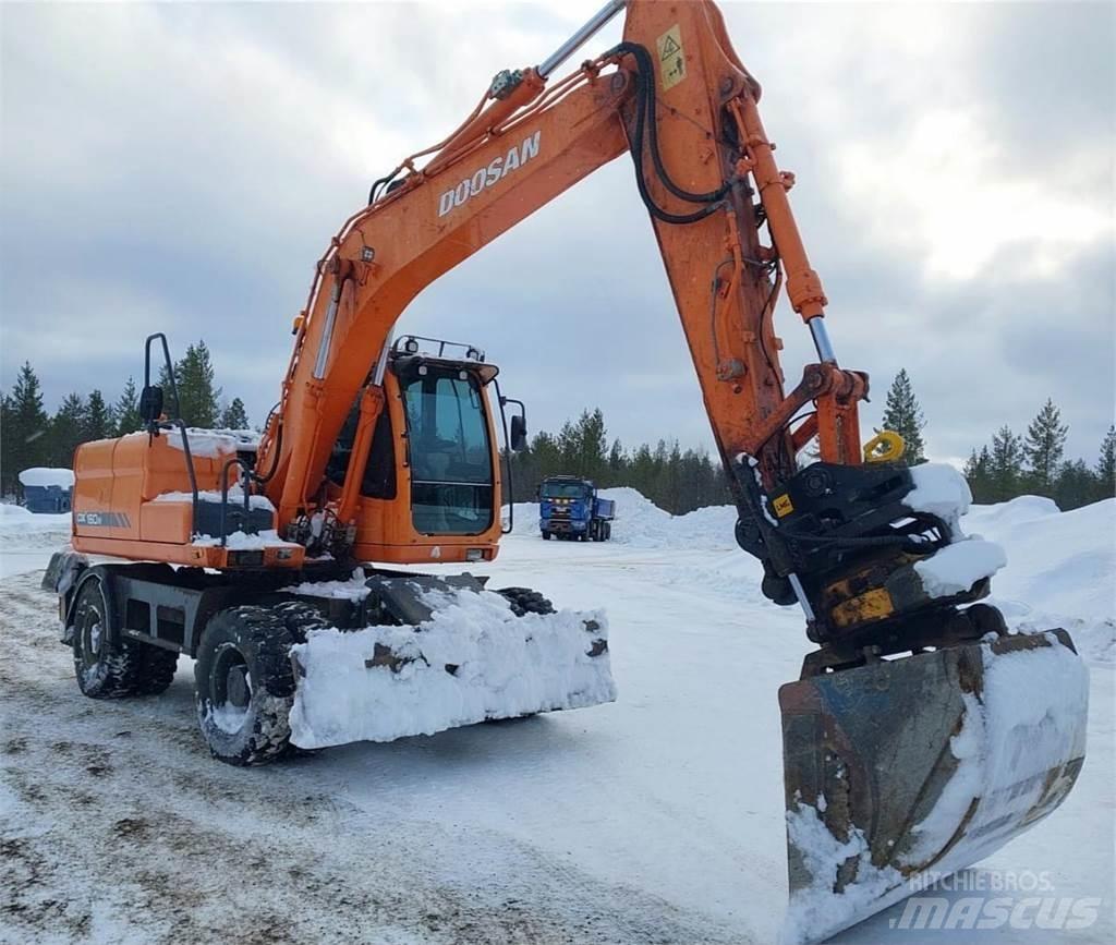 Doosan DX160W Vikšriniai ekskavatoriai