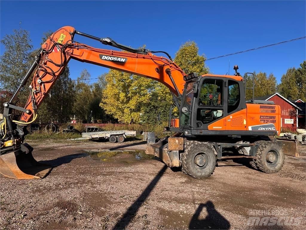 Doosan DX170W-5 Ratiniai ekskavatoriai