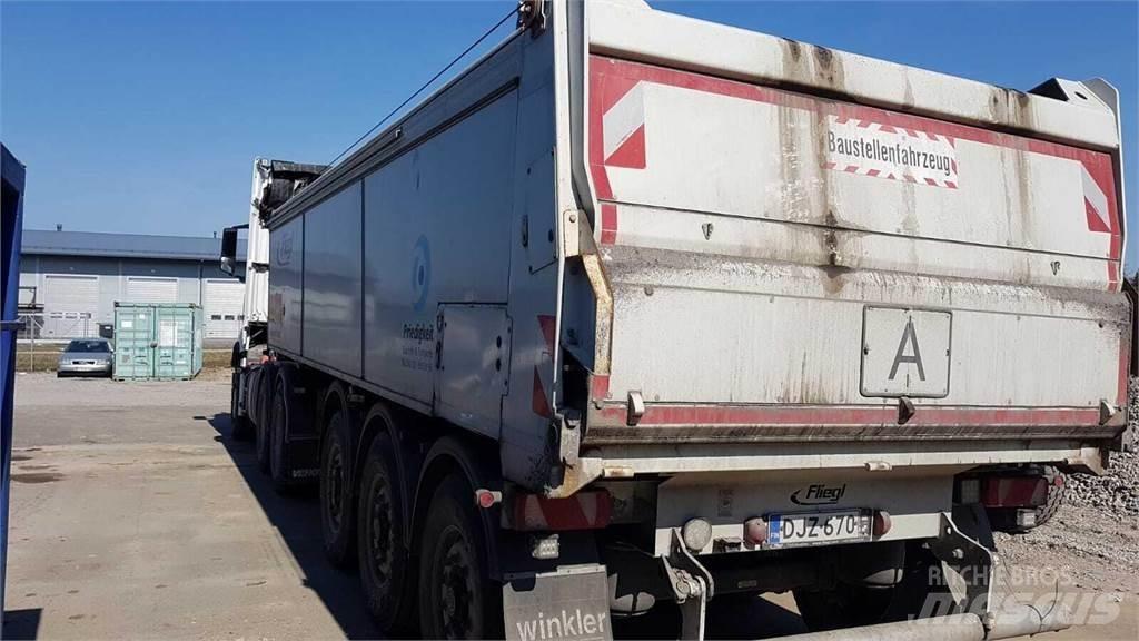 Fliegl ASS372 Savivartės puspriekabės