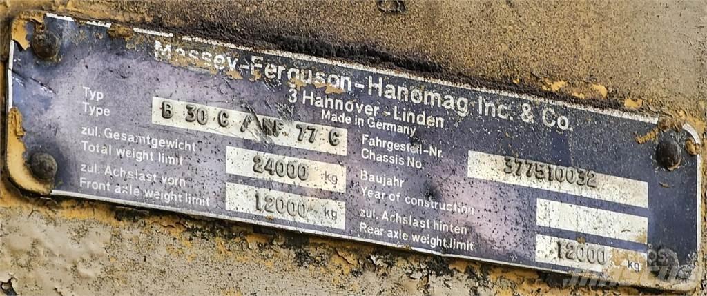 Hanomag 77C Naudoti ratiniai krautuvai