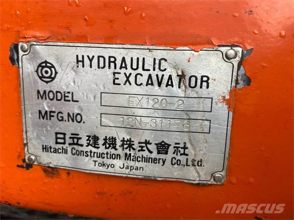 Hitachi Ex 120-2 Vikšriniai ekskavatoriai