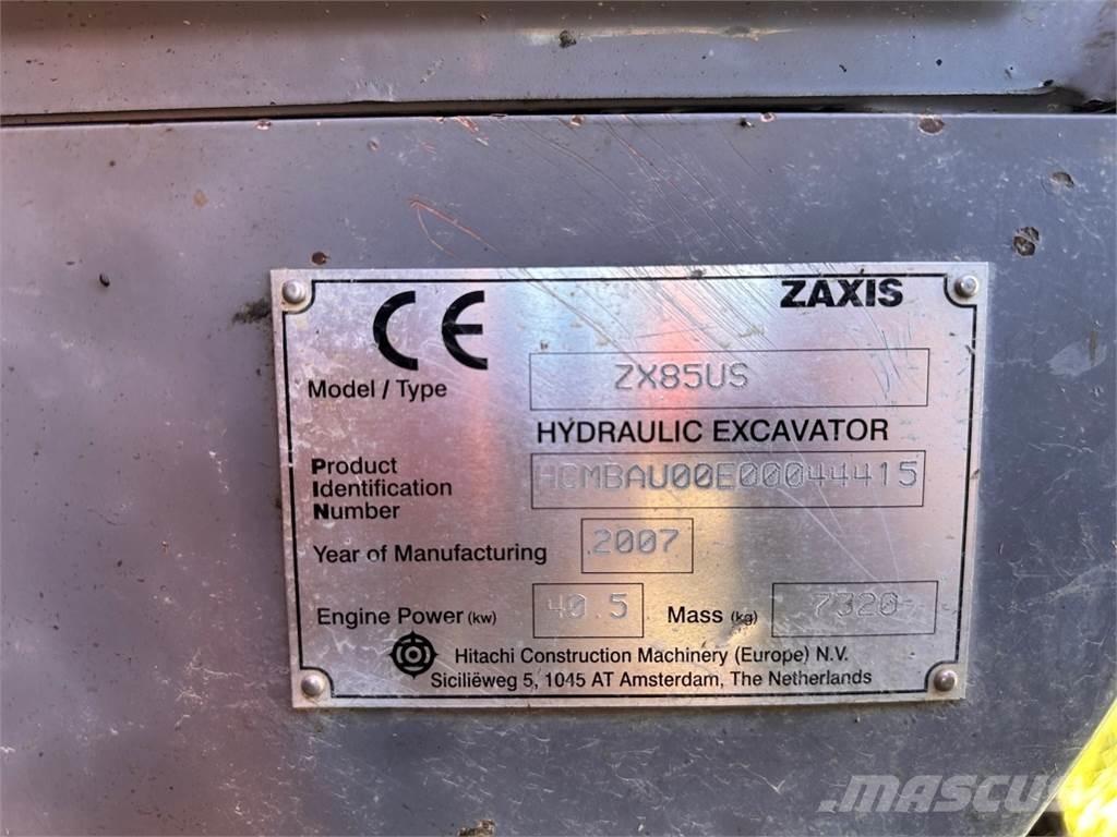 Hitachi ZX85 US Vidutinės galios ekskavatoriai 7-12 t