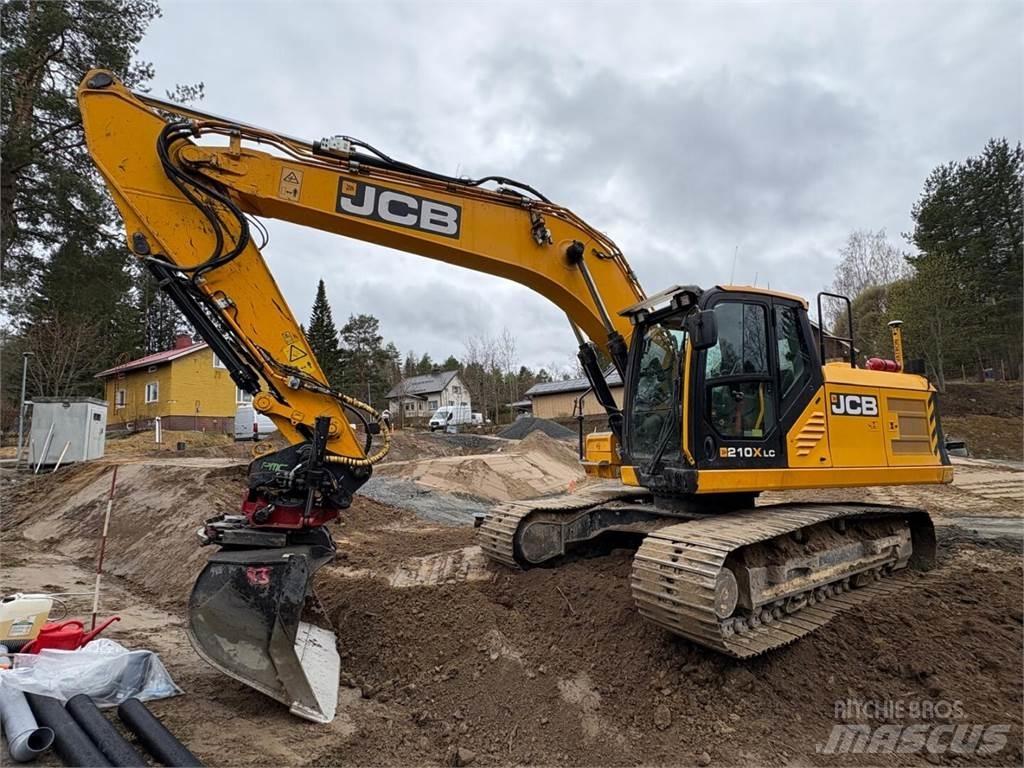 JCB 210 X L 4F Vikšriniai ekskavatoriai