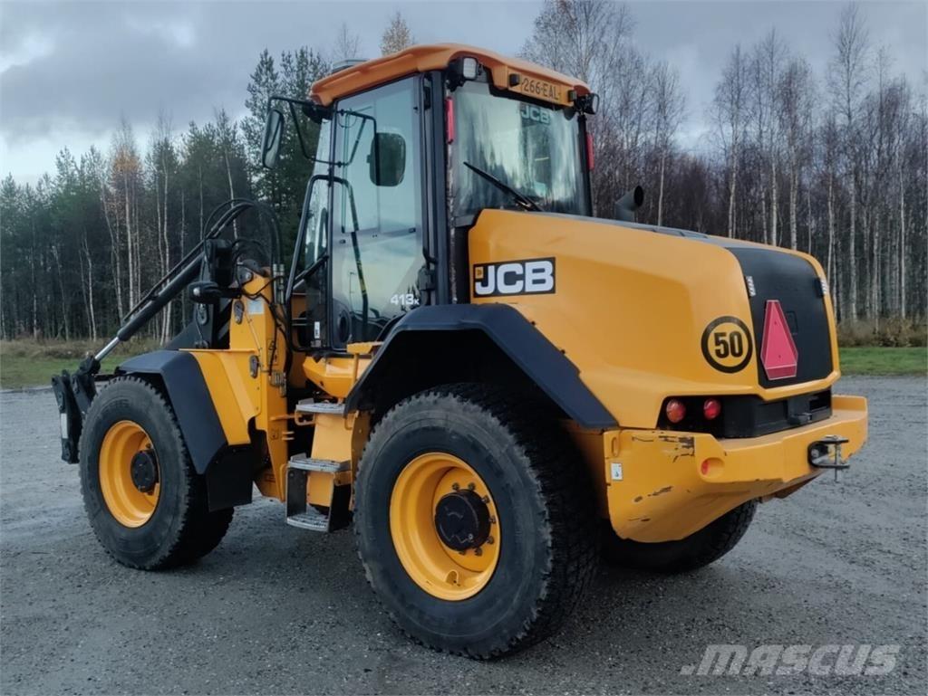 JCB 413 K T4 Naudoti ratiniai krautuvai
