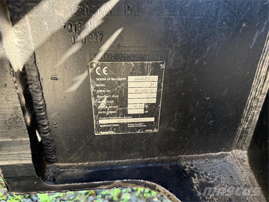Komatsu 911.5 Miško technika (Harvesteriai)