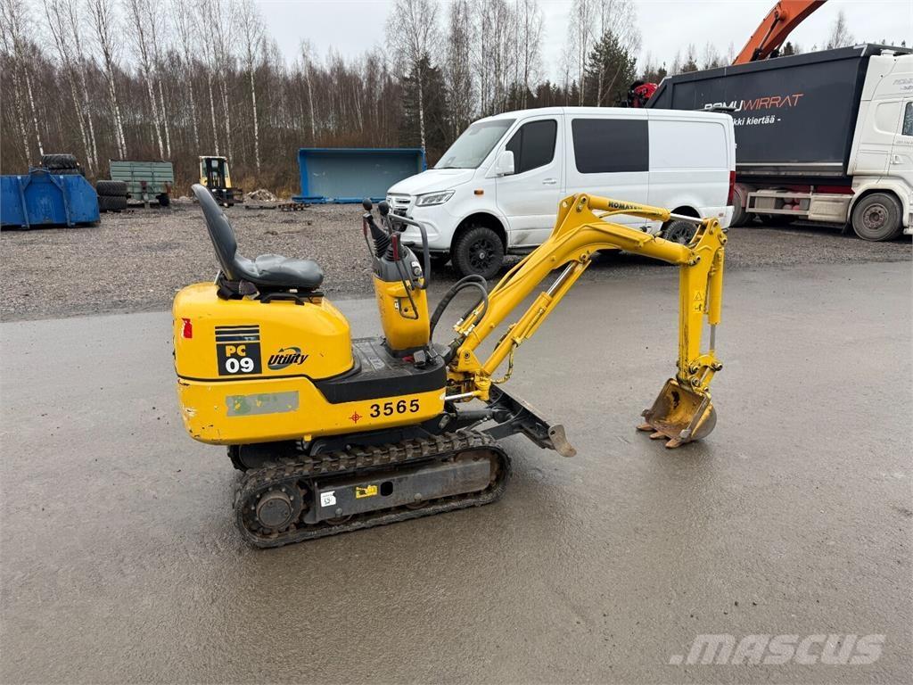 Komatsu PC09 Mini ekskavatoriai < 7 t