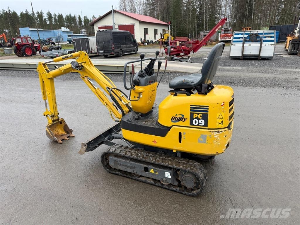 Komatsu PC09 Mini ekskavatoriai < 7 t