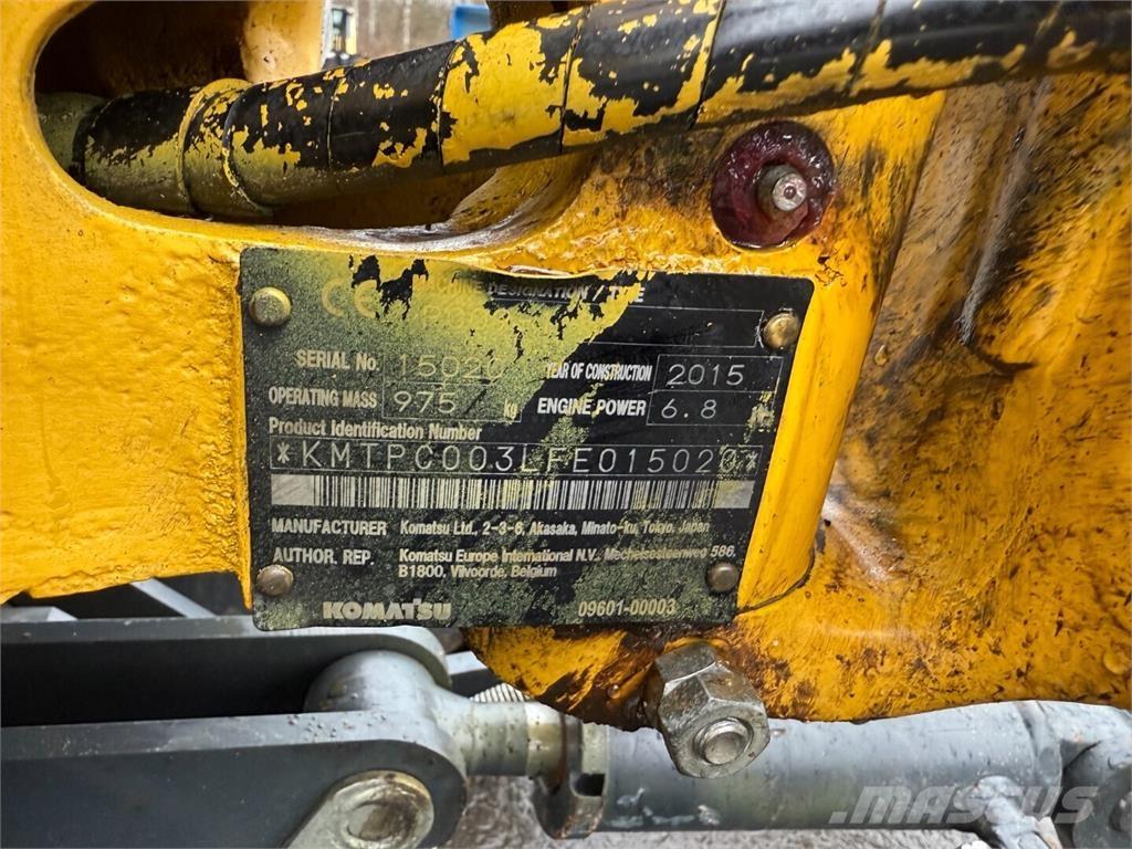 Komatsu PC09 Mini ekskavatoriai < 7 t