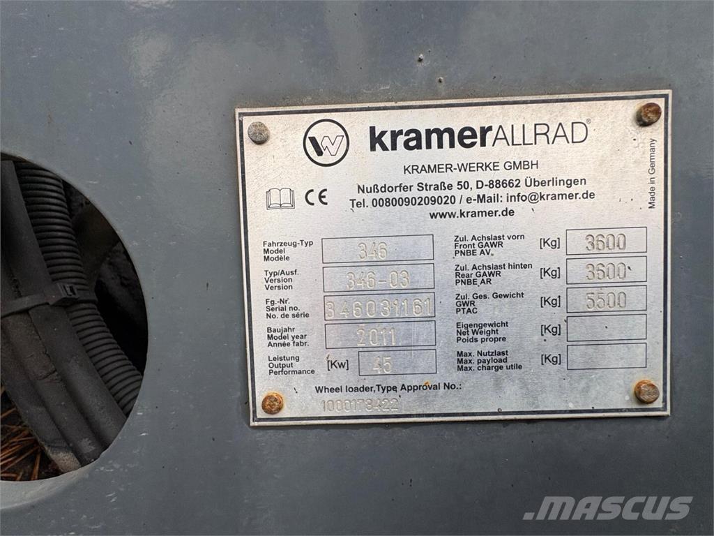 Kramer 750 Naudoti ratiniai krautuvai