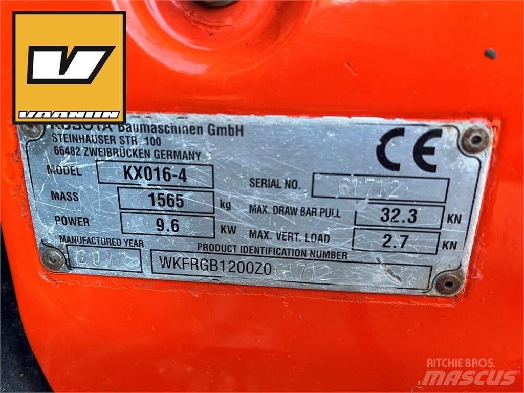 Kubota KX016-4 Mini ekskavatoriai < 7 t