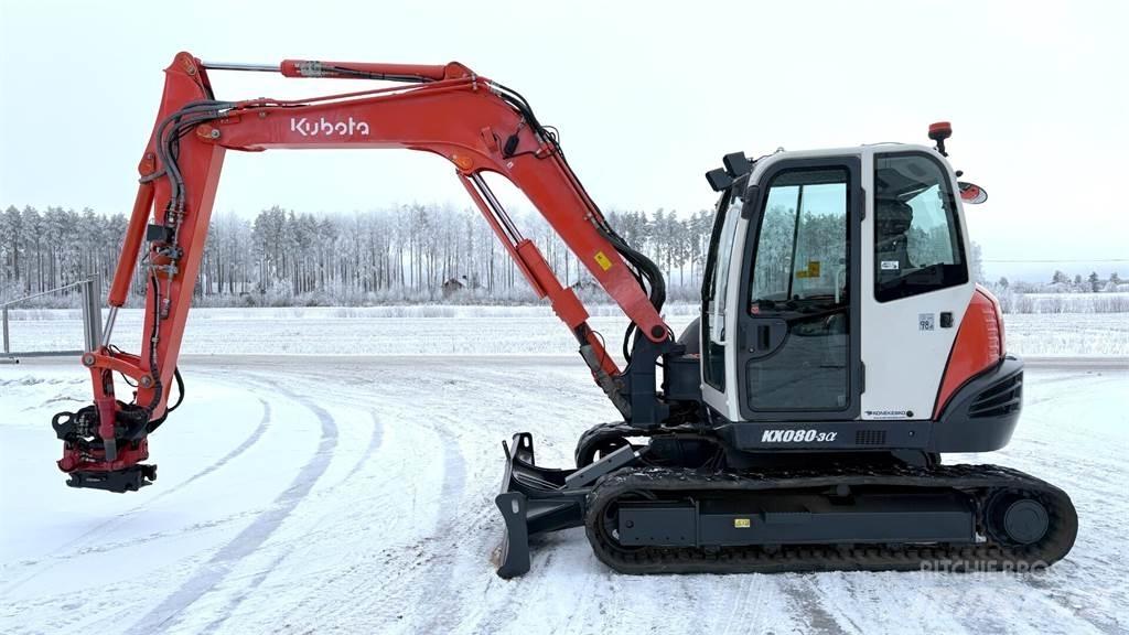 Kubota KX080-3 Vidutinės galios ekskavatoriai 7-12 t