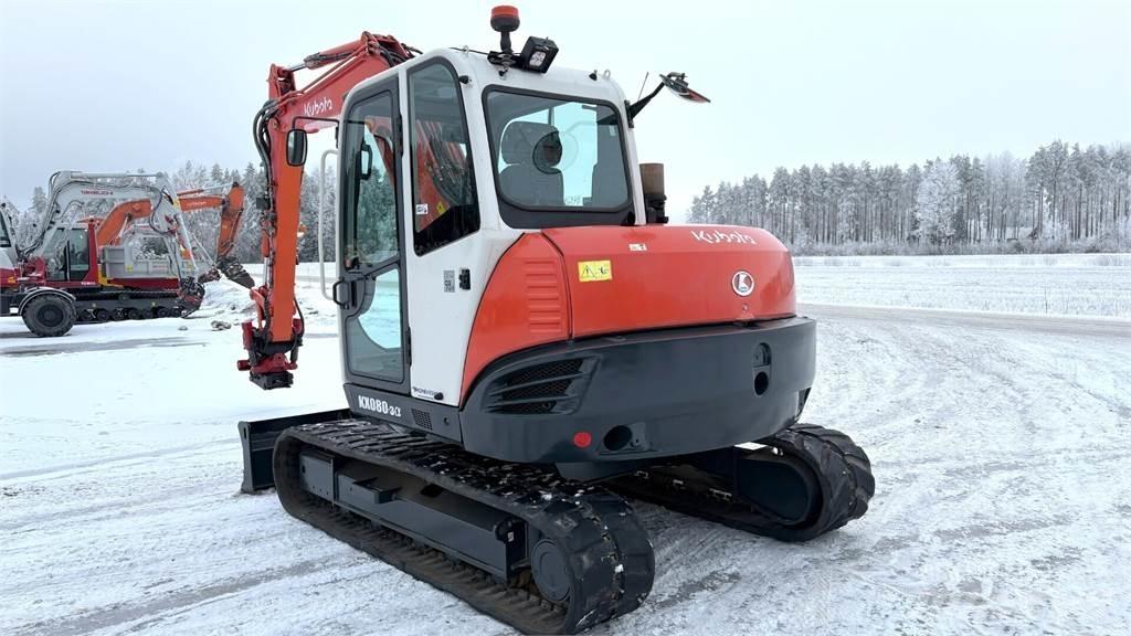 Kubota KX080-3 Vidutinės galios ekskavatoriai 7-12 t