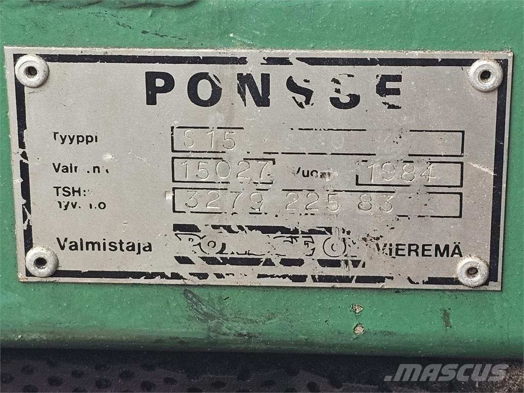 Ponsse S15 Naudoti miškovežiai (Forvarderiai)