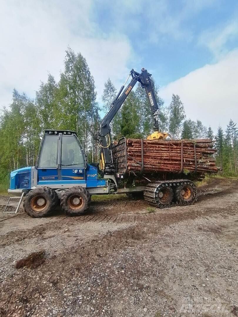 Rottne F10 Naudoti miškovežiai (Forvarderiai)