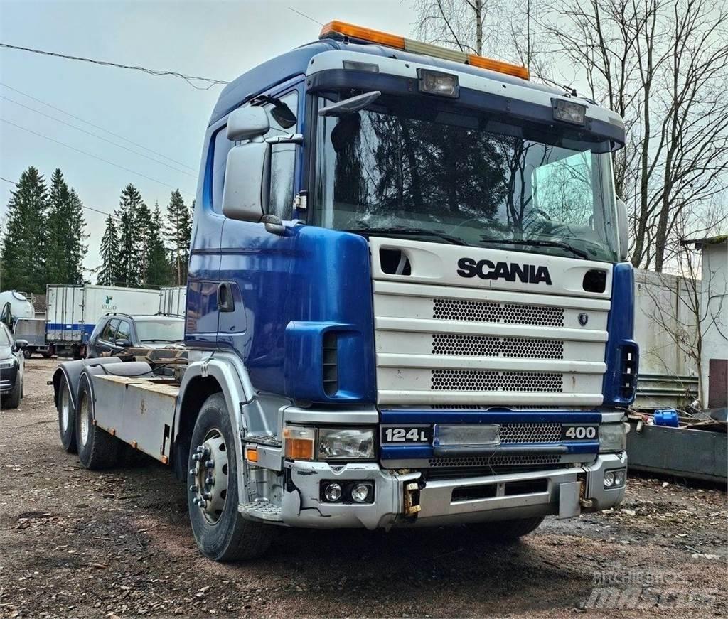 Scania 124 L 6x2 Sunkvežimiai su keliamuoju kabliu