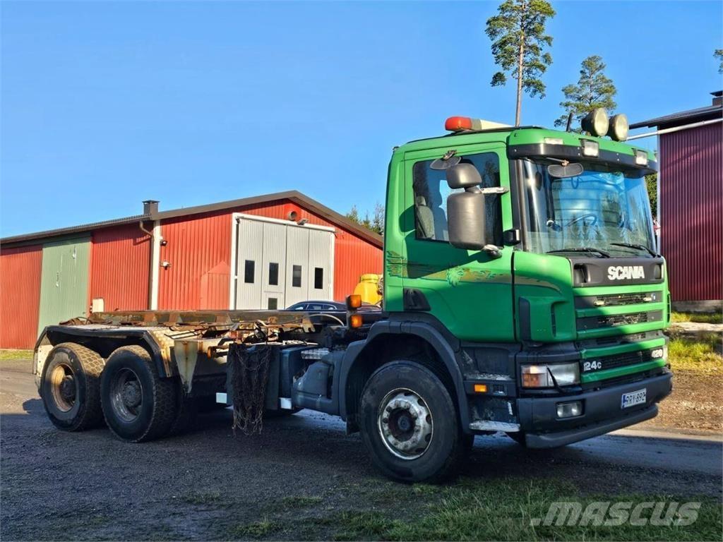 Scania 124C 6X4 Sunkvežimiai su keliamuoju kabliu