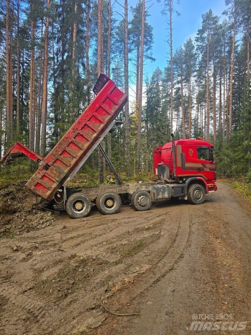 Scania 164 Savivarčių priekabų vilkikai