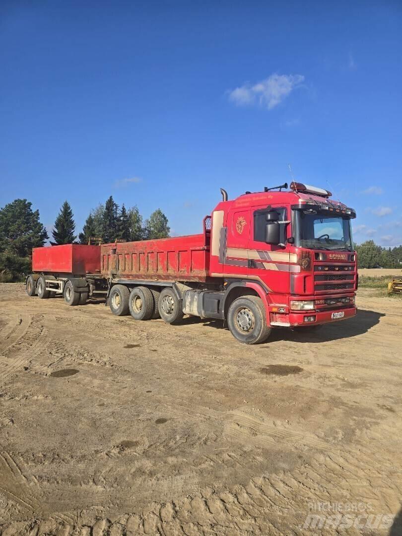 Scania 164 Savivarčių priekabų vilkikai