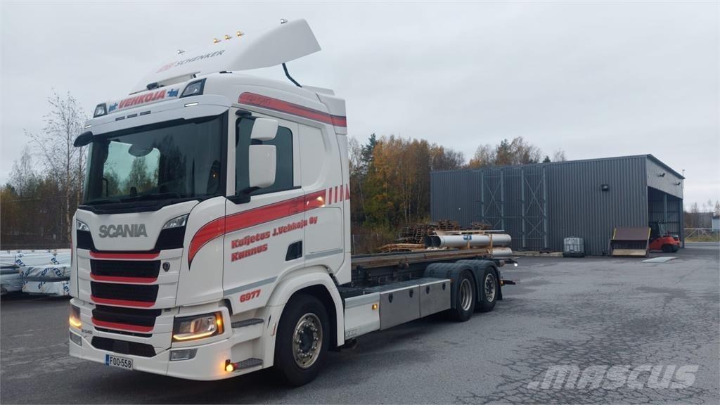 Scania R 540 6x2 Konteinerių nuožulnaus pakėlimo ant platformos krautuvai
