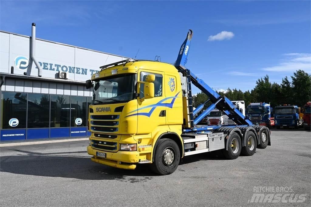 Scania R480 8x4*4 Sunkvežimiai su keliamuoju kabliu