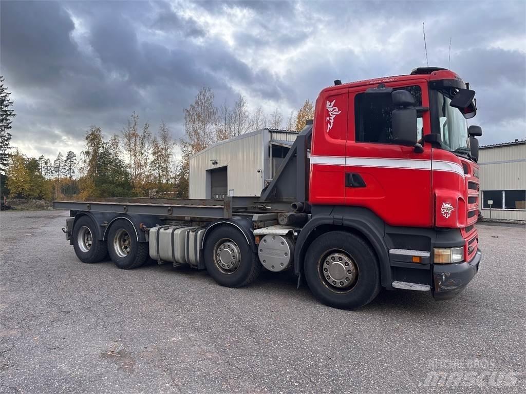 Scania R500 8X4 Sunkvežimiai su keliamuoju kabliu