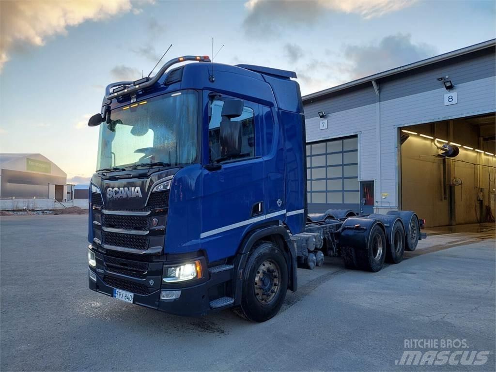 Scania R580 Važiuoklė su kabina