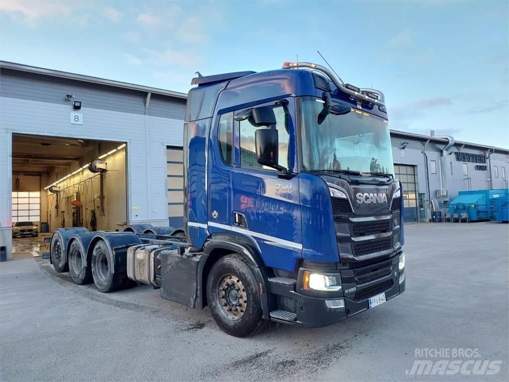 Scania R580 Važiuoklė su kabina
