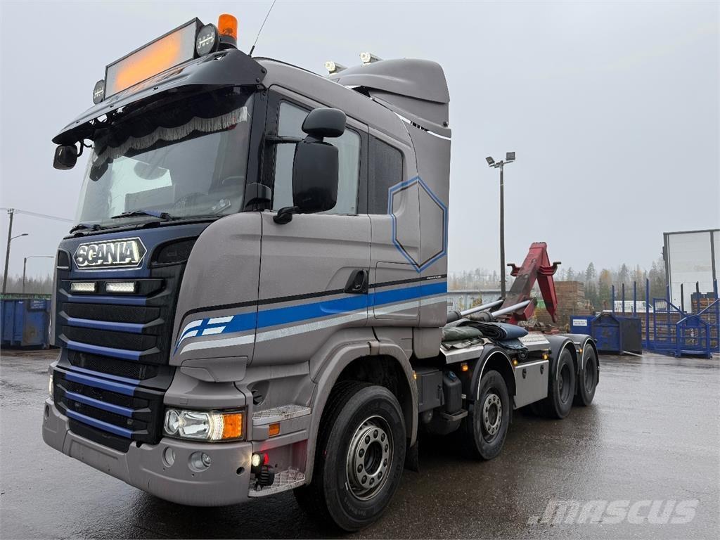 Scania R730 Sunkvežimiai su keliamuoju kabliu