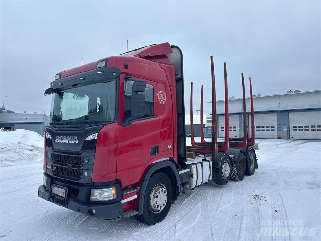 Scania R730 8x4 Miškovežių vilkikai