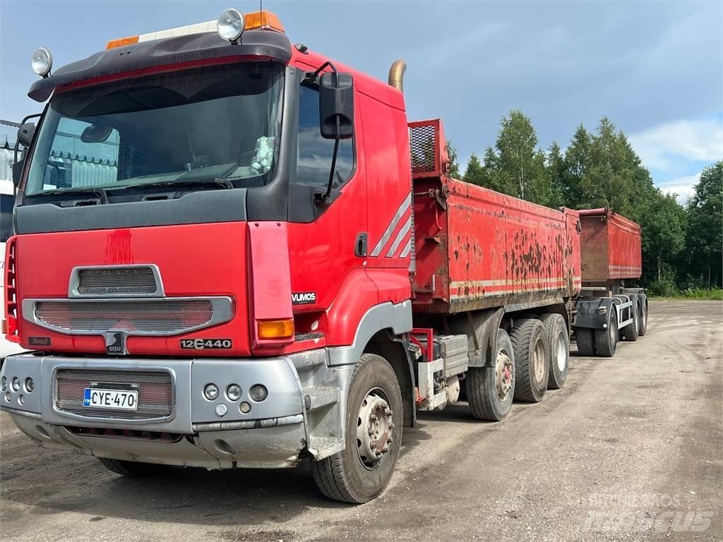Sisu E12 Savivarčių priekabų vilkikai