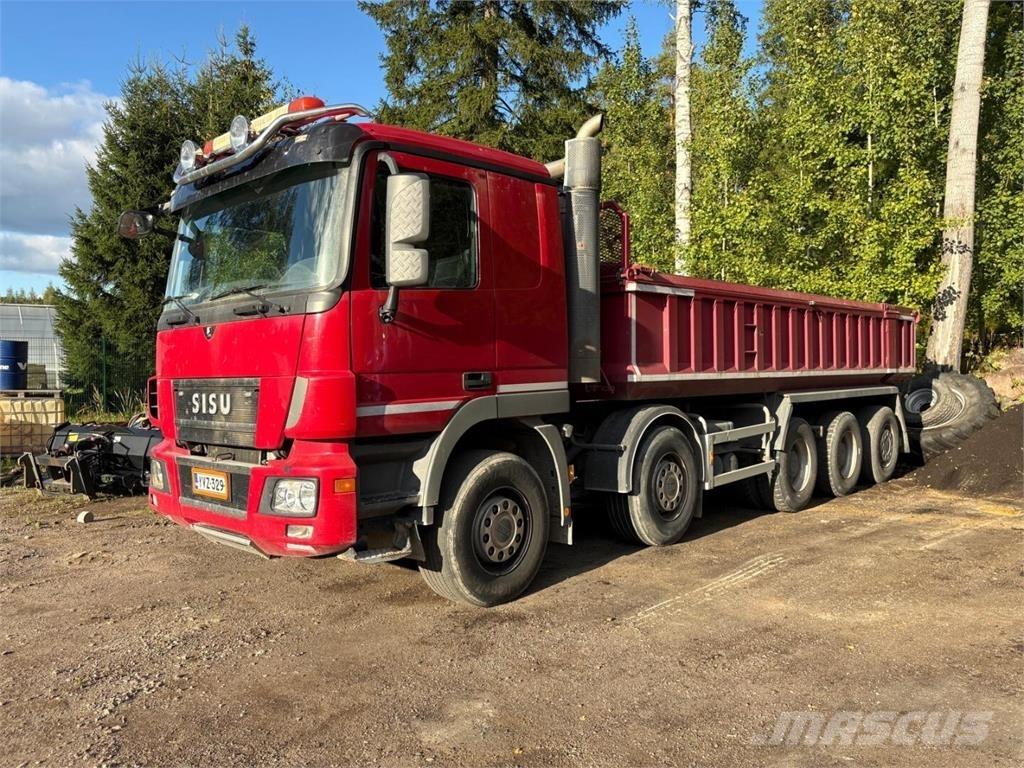 Sisu Polar 10x4 Savivarčių priekabų vilkikai