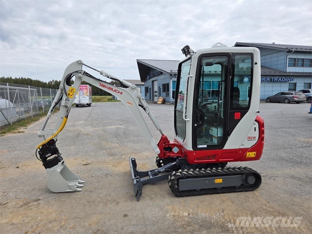 Takeuchi TB216 Mini ekskavatoriai < 7 t
