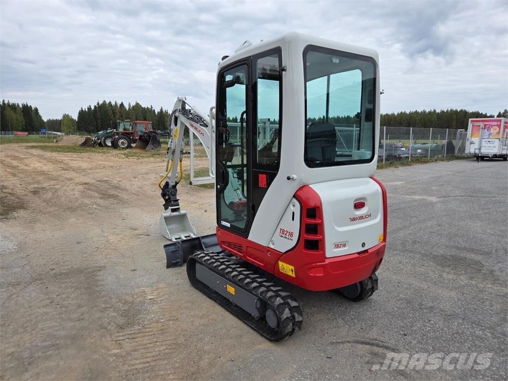 Takeuchi TB216 Mini ekskavatoriai < 7 t