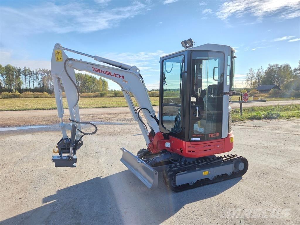 Takeuchi TB23R Mini ekskavatoriai < 7 t